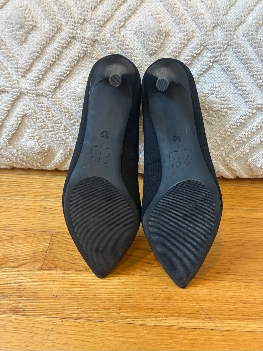 Betabrand Black Pointed-Toe Pumps - Stylish High Heels w/ Cushion & Arch Support